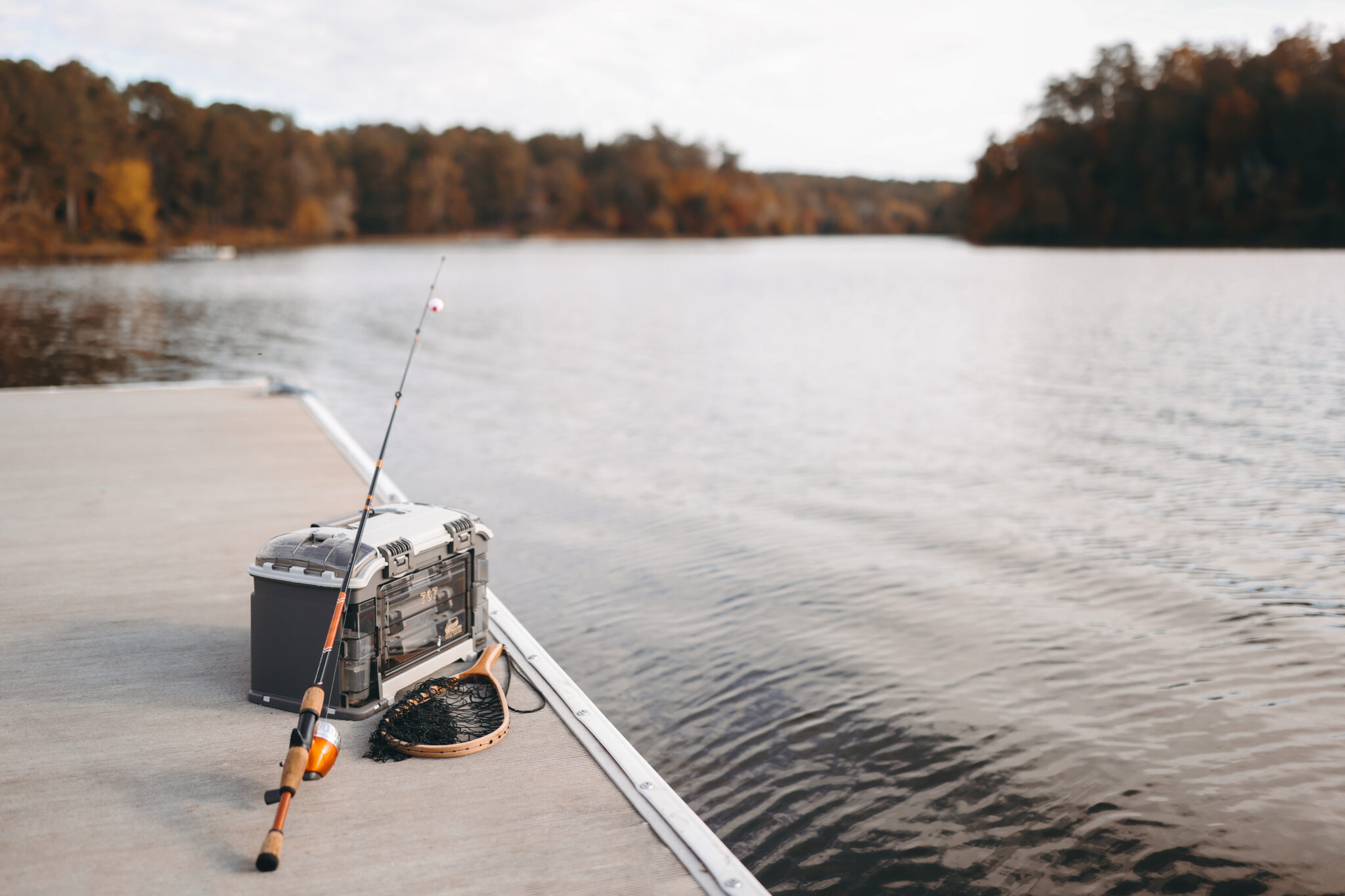 Fishing at Salacoa Creek Park